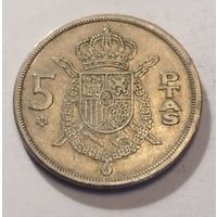 Испания 5 песет 1975(78)
