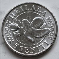 Тонга 5 сенити 2015 год