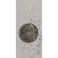 Куба 10 сентавос 2000