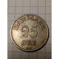 25 эре  Дания 1955 год