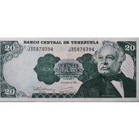 Венесуэла 20 Боливаров 1992 ХF+  583