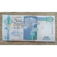 Werty71 СЕЙШЕЛЫ СЕЙШЕЛЬСКИЕ ОСТРОВА 10 РУПИЙ 2013 UNC банкнота