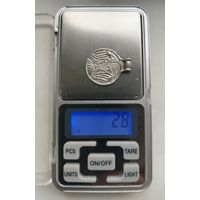 Привеска реплика времён Викингов серебро с рубля!!