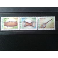 Гвинея-Бисау, 1989. Музыкальные инструменты