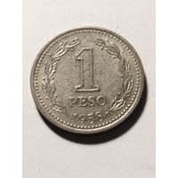 Аргентина 1 песо 1958