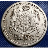 Монако 2 франк 1943 г.