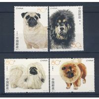 Китай КНР 2006- Китайские породы собак домашние животные фауна марки ** MNH
