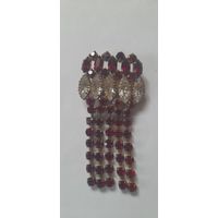 БРОШЬ ВИНТАЖНАЯ С ПОДВЕСАМИ