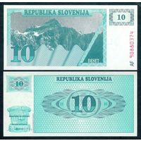 Словения 10 толаров 1992 год. UNC