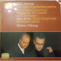 Bela Bartok - Geza Anda - Radio-Symphonie-Orchester Berlin - Ferenc Fricsay – The 3 Piano Concertos / Rhapsodie Fur Klavier Und Orchester (2LP)