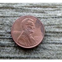 Werty71 США 1 цент 2003 D