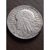 5 злотых 1933 г., Ядвига , с 1 рубля, без мц