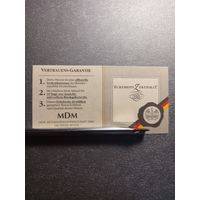 Сертификат к монете 10 марок ФРГ 1969 Олимпиада 1972 Мюнхен