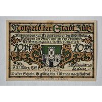 1921 год 10   пфеннигов    Германия