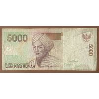 Банкнота. Индонезия. 5000 рупий 2012 год.