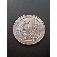 США 25 центов 2019 г. Р - Национальный парк Лоуэлл