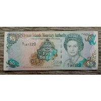 Werty71 Каймановы острова 5 долларов 2001 банкнота
