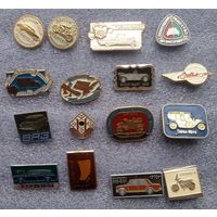 Значки. Автомобили.ДОСААФ.