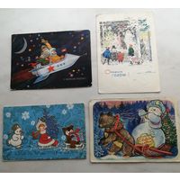Открытки С Новым Годом старые лотом