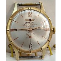 Часы "ZHEUT" swiss made ,Super de luxe,Золочение,приличное состояние