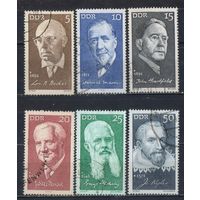 Германия ГДР 1971 Известные люди Бехер Манн Хартфилд Бредель Меринг Кеплер Полная #1644-9