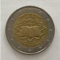 2 евро Франция 2007 50-летие подписания Римского договора