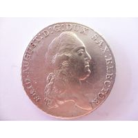 Саксония. 1 талер. 1788г. Оригинал. Серебро.