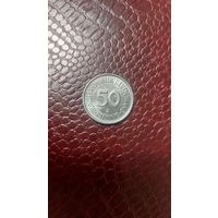 Монета 50 пфеннигов 1990г. Германия. Хорошая!