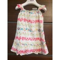 Летний сарафанчик на рост 74 см, на подкладке, очень красивый. Качественная ткань. Длина 42 см, ПОгруди до 26 см.