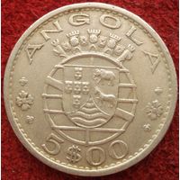 5 эскудо 1972 Ангола