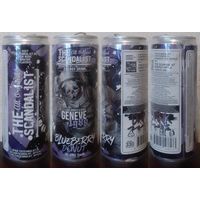 Банка от энергетика The SCANDALIST Черничного пончика 330мл 2024.12.24 (язычок серебристый (Bec080