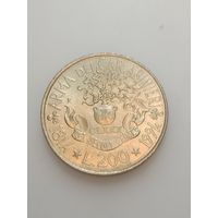 Италия 200 лир 1994 года .