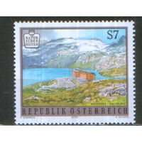 Полная серия из 1 марки 2000г. Австрия "Курорт Вайсзее" MNH