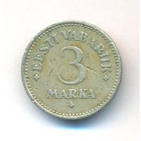 Эстония 3 марки 1925 г. Ni/Br