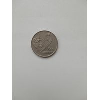 Чехословакия. 2 кроны 1976 год