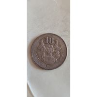 Кипр 10 цент 2002