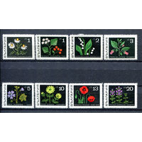 Болгария - 1969г. - Лекарственные растения - 8 марок - полная серия, MNH, 1 марка с лёгкой вмятинкой на уголке (не видно на скане) [Mi 1857-1864]. #O-Se-Z-1-39