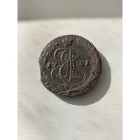 5 копеек 1781г с рубля