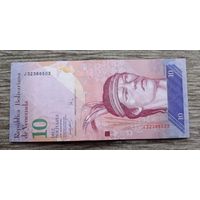 Werty71 Венесуэла 10 боливаров 2007 UNС банкнота вождь Гуаикайпуро южноамериканская гарпия