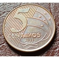 Бразилия 5 сентаво, 2011    ( 1-8-7 )