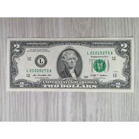 США 2 UNC 2009 г.c рубля