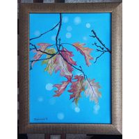 Картина "Листья". 40*30 см.