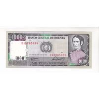 1000 ПЕСО 1982 БОЛИВИЯ