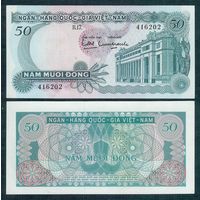 Южный Вьетнам, 50 донг 1969 год. UNC-