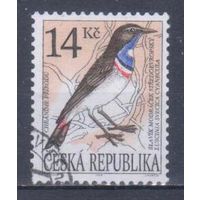 [861] Чехия 1994. Фауна.Птицы.Варакушка. Гашеная марка.