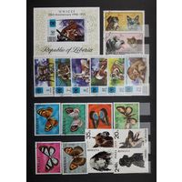 Африка,Европа,Лат.Америка 70-80-е гг. Марки.Фауна одним лотом.