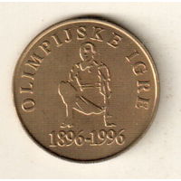Словения 5 толар 1996 100 лет современным Олимпийским Играм
