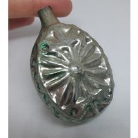 Ёлочная игрушка ромашковое Поле, стекло. СССР
