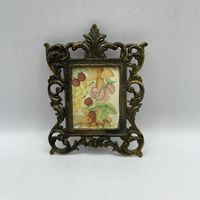 Латунная рамка для фото или вышивки Италия. Арт 3066