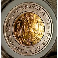 20 динеро (золото+серебро) 1996, Андорра, редкая и стильная! Также смотрите другие мои лоты!